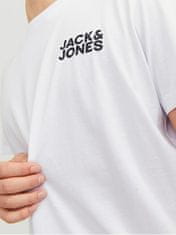 Jack&Jones Pánské triko JJECORP Slim Fit 12151955 White/Small (Velikost XL)