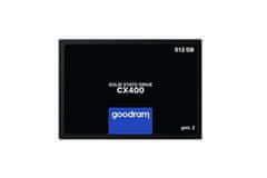 GoodRam SSD 512GB CX400 SATA III interní disk 2.5" GEN2, Solid State Drive