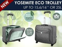 Port Designs YOSEMITE ECO TROLLEY 15,6" taška na kolečkách, šedá