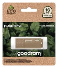 16GB USB Flash 3.0 UME3 ECO FRIENDLY hnědá