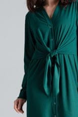 Lenitif Dámské mini šaty Eliredin L031 zelená M