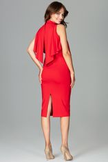 Lenitif Dámské midi šaty Kahervydd K480 červená M