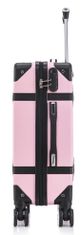 SEMI LINE Střední kufr Vintage Pink/Black