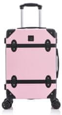 SEMI LINE Střední kufr Vintage Pink/Black