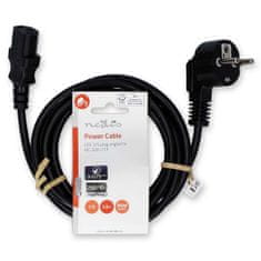 Nedis napájecí kabel zástrčka UNISCHUKO - IEC-320-C13 černá, 2 m (CEGL10000BK20)