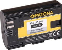 PATONA baterie pro foto Canon LP-E6/LP-E6N 1600mAh Li-Ion