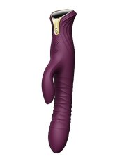 ZALO Zalo Mose Thrusting Rabbit Vibrator Purple