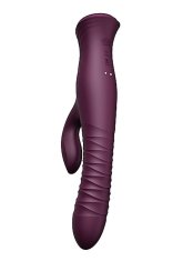 ZALO Zalo Mose Thrusting Rabbit Vibrator Purple