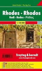 Freytag & Berndt AK 0813 IP Rhodos 1:120 000 / kapesní (lamino) + Velká pětka Řecko