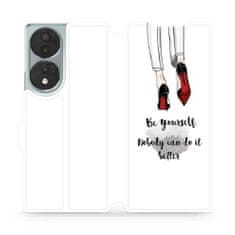 Mobiwear Flip pouzdro na mobil Honor 70 - M046P Be yourself