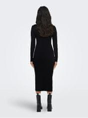 ONLY Dámské šaty ONLINA Standard Fit 15302675 Black/Cross (Velikost L)