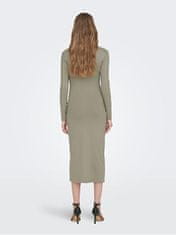 ONLY Dámské šaty ONLINA Standard Fit 15302675 Silver Sage (Velikost L)