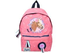 Vadobag Růžový batoh Milky Kiss s koníkem