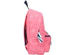 Vadobag Růžový batoh Milky Kiss s koníkem