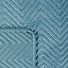 Eurofirany Eurofirany Dekorativní přehoz na postel SOFIA 70x160 modrý