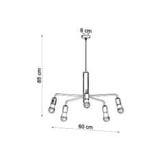 Sollux Lustr DUOMO 5 5xE27 60W Sollux Lighting