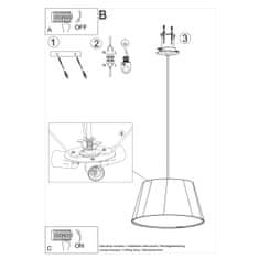 Sollux Lustr CONO 45 3xE27 60W Sollux Lighting