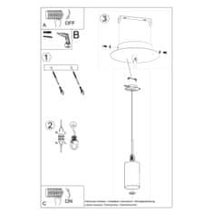 Sollux Lustr OTTO 15 bílý 1xE27 60W Sollux Lighting