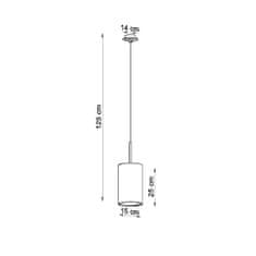 Sollux Lustr OTTO 15 černý 1xE27 60W Sollux Lighting