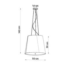 Sollux Lustr GENEVE 50 černý 3xE27 60W Sollux Lighting