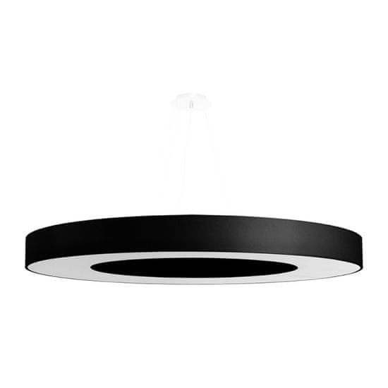 Sollux Lustr SATURNO SLIM 90 černý 8xE27 60W Sollux Lighting