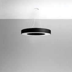 Sollux Lustr SATURNO SLIM 70 černý 6xE27 60W Sollux Lighting