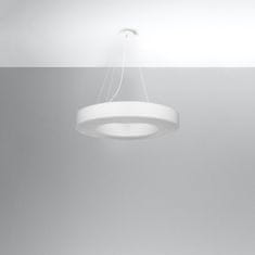 Sollux Lustr SATURNO SLIM 70 bílý 6xE27 60W Sollux Lighting