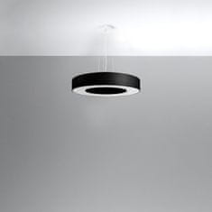 Sollux Lustr SATURNO SLIM 50 černý 5xE27 60W Sollux Lighting