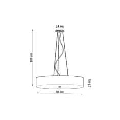 Sollux Lustr SKALA 80 bílý 6xE27 60W Sollux Lighting