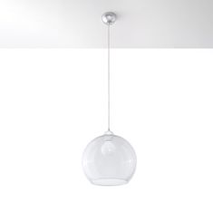 Sollux Závěsné svítidlo BALL transparentní 1xE27 60W Sollux Lighting