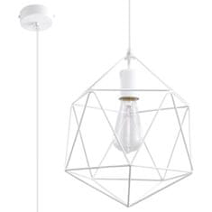 Sollux Závěsné svítidlo GASPARE bílé 1xE27 60W Sollux Lighting