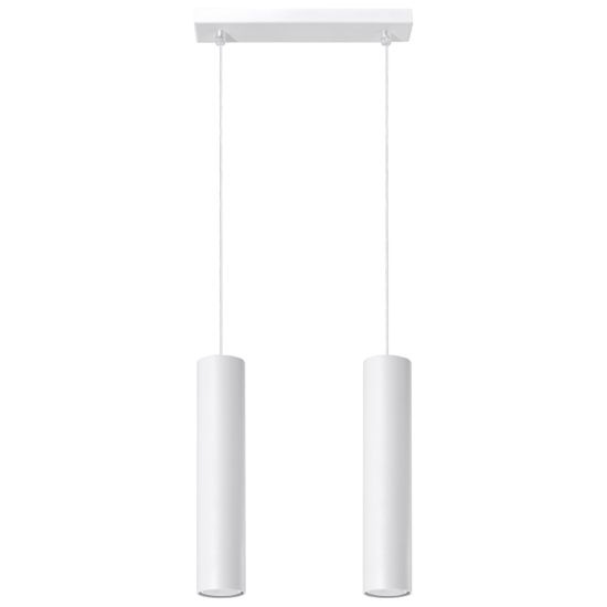 Sollux Závěsné svítidlo LAGOS 2 bílé 2xGU10 40W Sollux Lighting