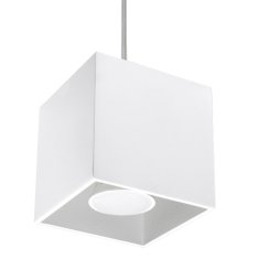 Sollux Závěsné svítidlo QUAD 1 bílé 1xGU10 40W Sollux Lighting