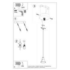 Sollux Závěsné svítidlo TALEJA 1 černé [ES111]. 1xES111 Nie dotyczyW Sollux Lighting