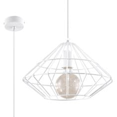 Sollux Závěsné svítidlo UMBERTO bílé 1xE27 60W Sollux Lighting