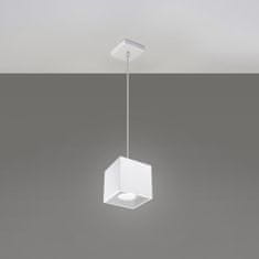 Sollux Závěsné svítidlo QUAD 1 bílé 1xGU10 40W Sollux Lighting