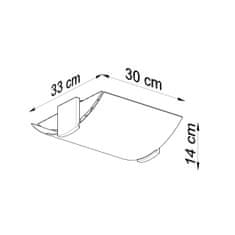 Sollux Stropní svítidlo EMILIO 2xE27 60W Sollux Lighting