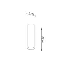 Sollux Stropní svítidlo LAGOS 20 bílé 1xGU10 40W Sollux Lighting