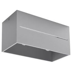 Sollux Stropní svítidlo LOBO 2 šedé 2xG9 40W Sollux Lighting