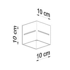 Sollux Stropní svítidlo LOBO šedé 1xG9 40W Sollux Lighting