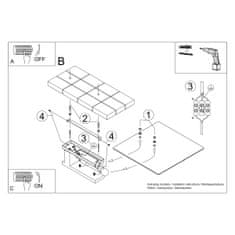 Sollux Stropní svítidlo LAPPO bílé 2xE27 60W Sollux Lighting