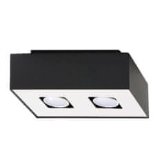 Sollux Stropní svítidlo MONO 2 černé 2xGU10 40W Sollux Lighting