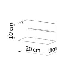 Sollux Stropní svítidlo LOBO 2 černé 2xG9 40W Sollux Lighting