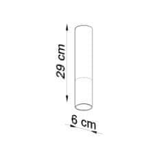 Sollux Stropní svítidlo LOOPEZ černé/chromové 1xGU10 40W Sollux Lighting