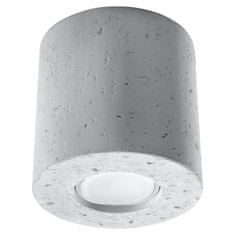 Sollux Stropní svítidlo ORBIS beton 1xGU10 40W Sollux Lighting