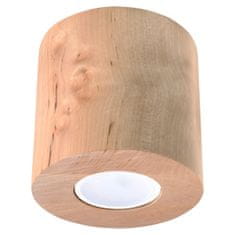 Sollux Stropní svítidlo ORBIS přírodní dřevo 1xGU10 40W Sollux Lighting