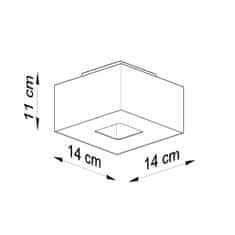 Sollux Stropní svítidlo MONO 1 bílé 1xGU10 40W Sollux Lighting