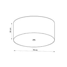 Sollux Lustr OTTO 70 bílý 6xE27 60W Sollux Lighting