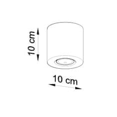 Sollux Stropní svítidlo ORBIS přírodní dřevo 1xGU10 40W Sollux Lighting