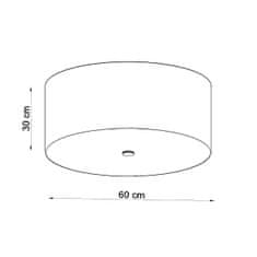 Sollux Lustr OTTO 60 bílý 5xE27 60W Sollux Lighting